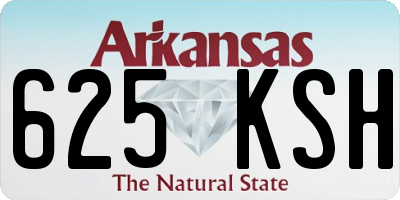 AR license plate 625KSH