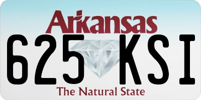 AR license plate 625KSI