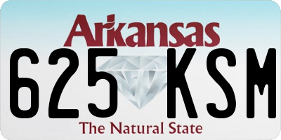AR license plate 625KSM