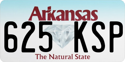 AR license plate 625KSP