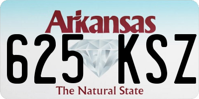 AR license plate 625KSZ