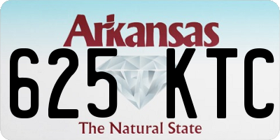 AR license plate 625KTC