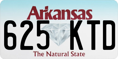 AR license plate 625KTD