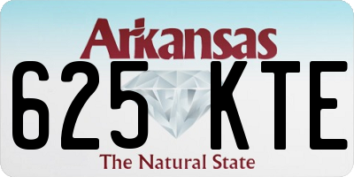 AR license plate 625KTE