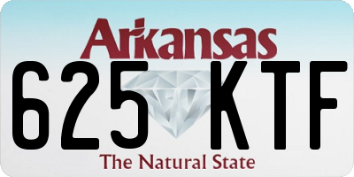 AR license plate 625KTF