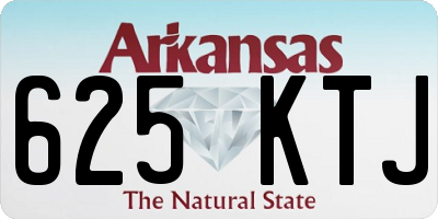 AR license plate 625KTJ