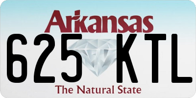 AR license plate 625KTL