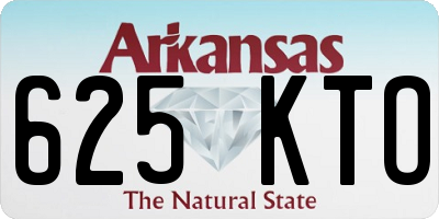 AR license plate 625KTO