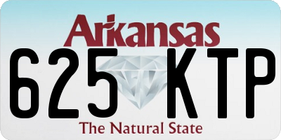 AR license plate 625KTP
