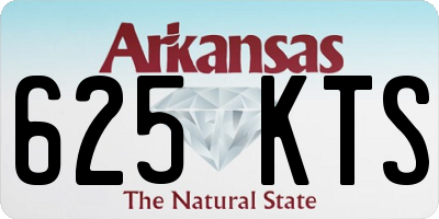AR license plate 625KTS