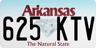 AR license plate 625KTV
