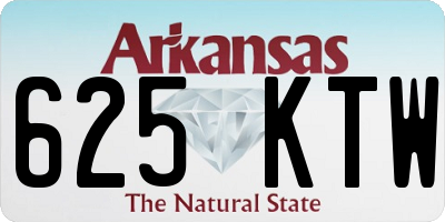 AR license plate 625KTW