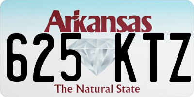 AR license plate 625KTZ