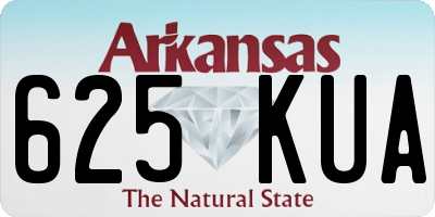 AR license plate 625KUA