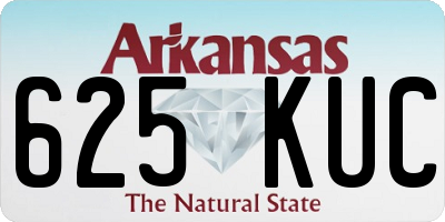 AR license plate 625KUC