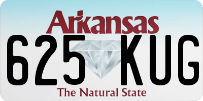 AR license plate 625KUG