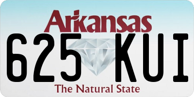 AR license plate 625KUI