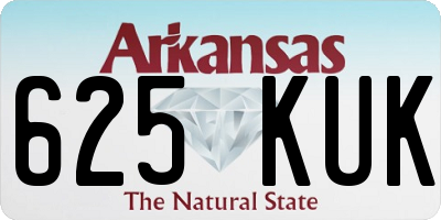 AR license plate 625KUK