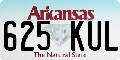AR license plate 625KUL