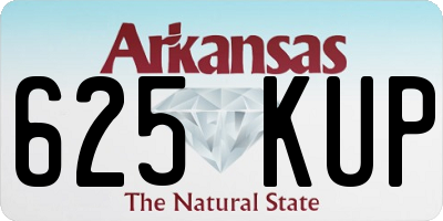 AR license plate 625KUP