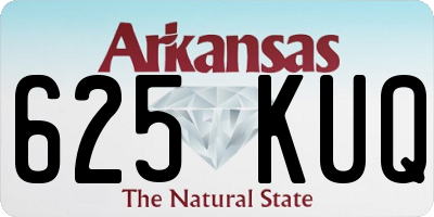 AR license plate 625KUQ