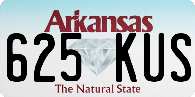 AR license plate 625KUS