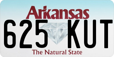 AR license plate 625KUT