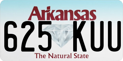 AR license plate 625KUU