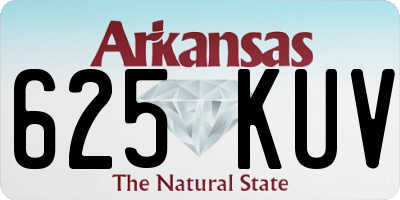 AR license plate 625KUV