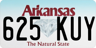AR license plate 625KUY