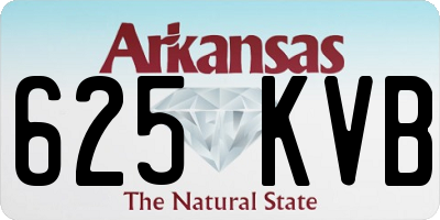 AR license plate 625KVB