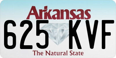 AR license plate 625KVF