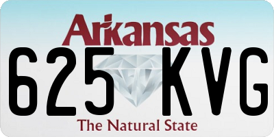 AR license plate 625KVG