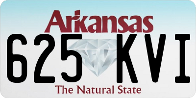 AR license plate 625KVI
