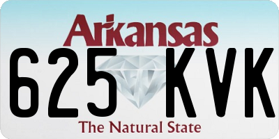 AR license plate 625KVK