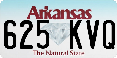 AR license plate 625KVQ