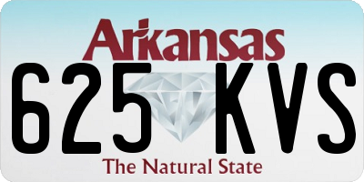 AR license plate 625KVS