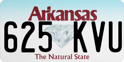 AR license plate 625KVU