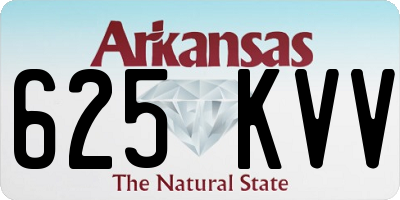 AR license plate 625KVV