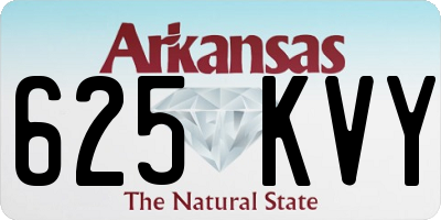AR license plate 625KVY