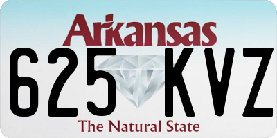 AR license plate 625KVZ