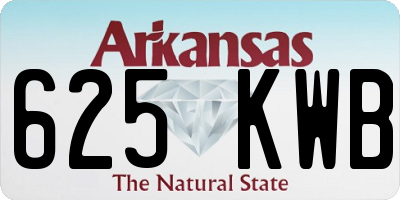 AR license plate 625KWB