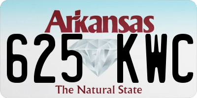 AR license plate 625KWC