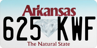 AR license plate 625KWF