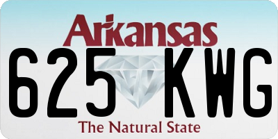AR license plate 625KWG