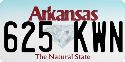 AR license plate 625KWN