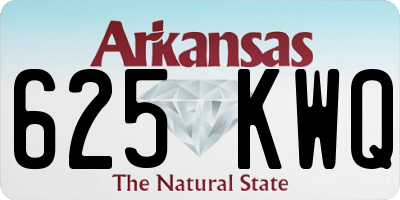 AR license plate 625KWQ