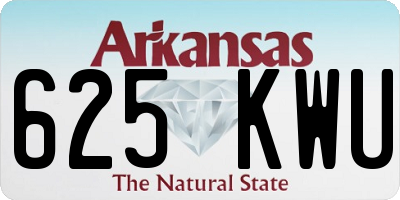 AR license plate 625KWU