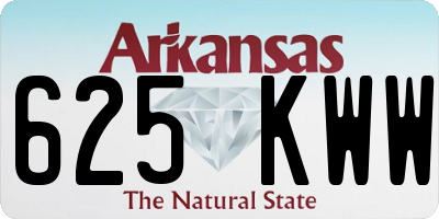 AR license plate 625KWW