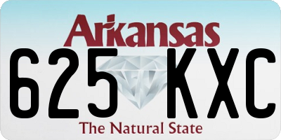 AR license plate 625KXC